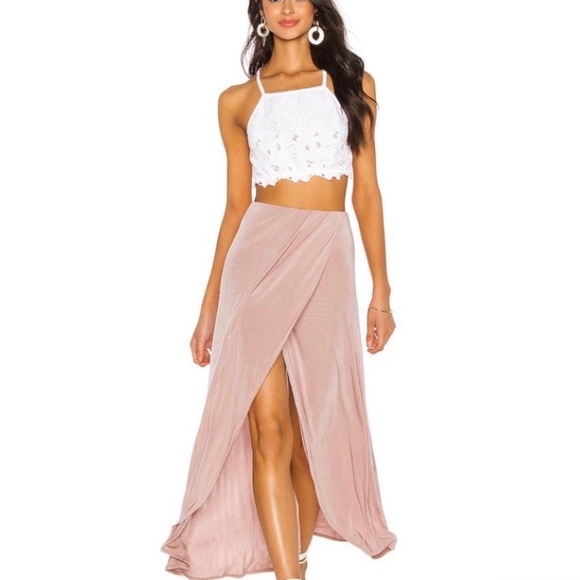 Free People Dresses & Skirts - 📍FREE PEOPLE Smoke & Mirrors dusty rose skirt.